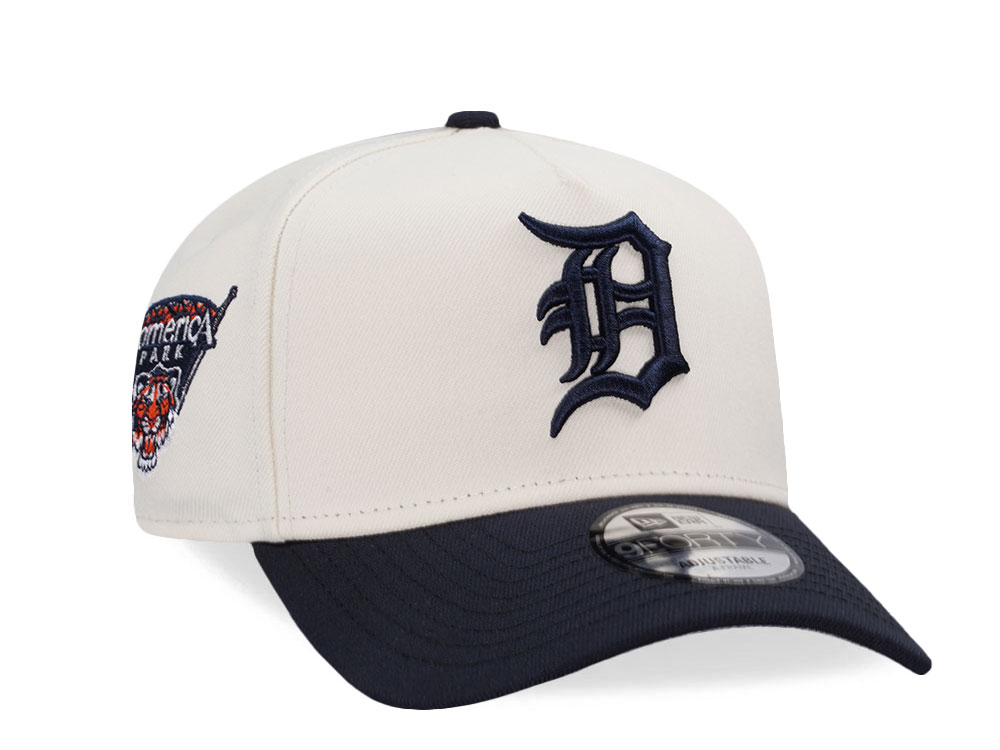 New Era Detroit Tigers Comerica Park Chrome Two Tone Edition 9Forty A Frame Snapback Hat